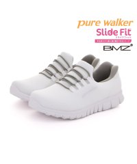 FOOT PLACE/ピュアウォーカー pure walker レディース スニーカー BMZハンズフリーシューズ スライドフィット PW1501 ハンズフリースニーカー/506403232