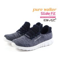 FOOT PLACE/ピュアウォーカー pure walker レディース スニーカー BMZハンズフリーシューズ スライドフィット PW1501 ハンズフリースニーカー/506403232