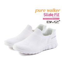 FOOT PLACE/ピュアウォーカー pure walker レディース スニーカー BMZハンズフリーシューズ スライドフィット PW1502 ハンズフリー スリッポン/506403233