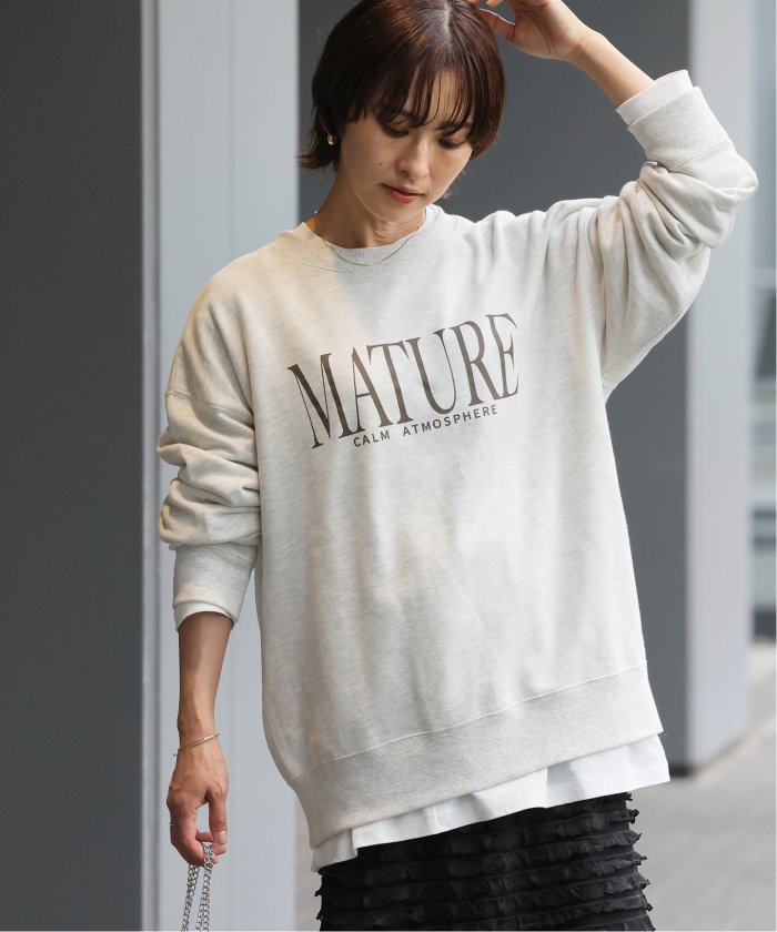 Plage fresca twin トップス グレー レイヤード