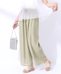 SHOO・LA・RUE　DRESKIP/シューラルー／ドレスキップ SHOO・LA・RUE/DRESKIP 【接触冷感/UV】さらっと涼やかに 楊柳イージーワイドパンツ/506405008