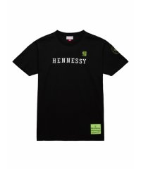 Mitchell & Ness/NBA×HENNESSY コラボ ショートスリーブ NBA HENNESSY NEON BLACK TEE COLLAB/506407312