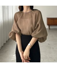 Louere/ルエレ Louere Louere ラグランボリュームスリーブシアートップス/506407317