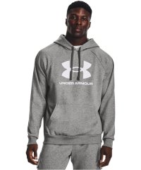 UNDER ARMOUR/UNDER　ARMOUR アンダーアーマー UAライバルフリース ロゴ フーディー メンズ パーカー トレーニングウェア スポーツウェア トップ/506408565