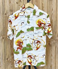 TopIsm/トップイズム TopIsm アロハシャツ メンズ 半袖 シャツ 花柄 ボタニカル リーフ柄 和柄 レーヨン オープンカラーシャツ 開襟シャツ カジュアルシャツ /504672450