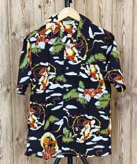 TopIsm/トップイズム TopIsm アロハシャツ メンズ 半袖 シャツ 花柄 ボタニカル リーフ柄 和柄 レーヨン オープンカラーシャツ 開襟シャツ カジュアルシャツ /504672450