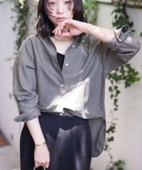 Rouge vif la cle/綿麻レギュラー ナチュラルシャツ/505990314