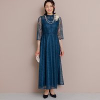 form forma/フォルムフォルマ form forma 【formforma別注】《マザードレス》 リーフレースロングドレス/結婚式/パーティー/発表会/506344984