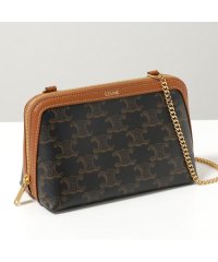 CELINE/セリーヌ CELINE CELINE ショルダーバッグ TRIOMPHE 10E382CBX クラッチ/506411490