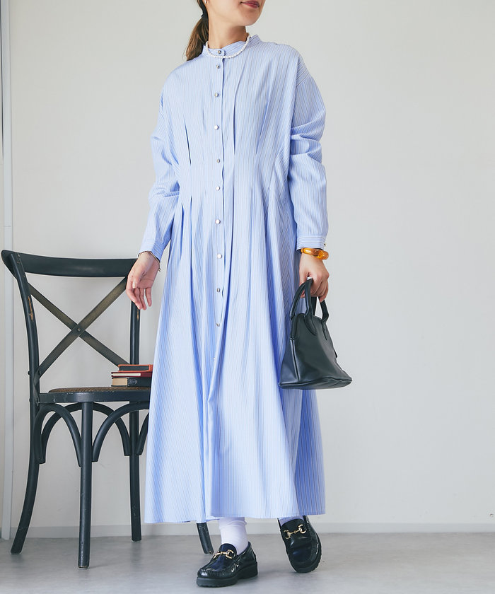 Loungedress SOMELOS ストライプワンピース