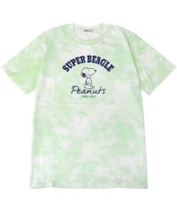  PEANUTS/ピーナッツ PEANUTS スヌーピー タイダイ柄 Tシャツ 春夏秋 柄 PEANUTS SNOOPY/506412566