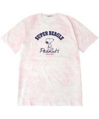  PEANUTS/ピーナッツ PEANUTS スヌーピー タイダイ柄 Tシャツ 春夏秋 柄 PEANUTS SNOOPY/506412566