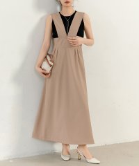 TeddyShop/テディショップ Teddyshop レディース きれいめVネックフレアシルエットジャンスカ/506413185