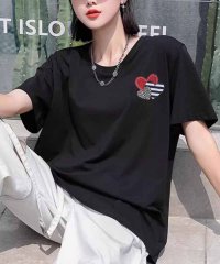 shoppinggo/ショッピングゴー shoppinggo Tシャツ レディース ゆるT 半袖 ロゴTシャツ プリントTシャツ 柄プリントゆるシルエット半袖Tシャツトップス 春 夏/506413251