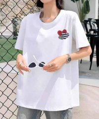 shoppinggo/ショッピングゴー shoppinggo Tシャツ レディース ゆるT 半袖 ロゴTシャツ プリントTシャツ 柄プリントゆるシルエット半袖Tシャツトップス 春 夏/506413251