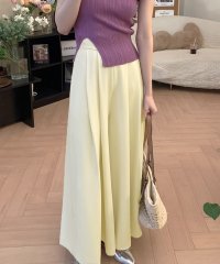 shoppinggo/ショッピングゴー shoppinggo ワイドパンツ ガウチョパンツ ハイウエスト 無地 マキシ丈 ロング丈 動きやすい ゴム カジュアル スカパン リラックス/506413256