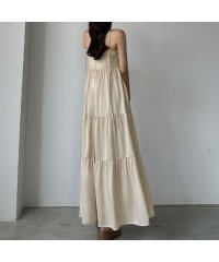 Louere/ルエレ Louere Louere バックストラップデザインサテンキャミワンピース/505386844