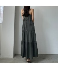 Louere/ルエレ Louere Louere バックストラップデザインサテンキャミワンピース/505386844