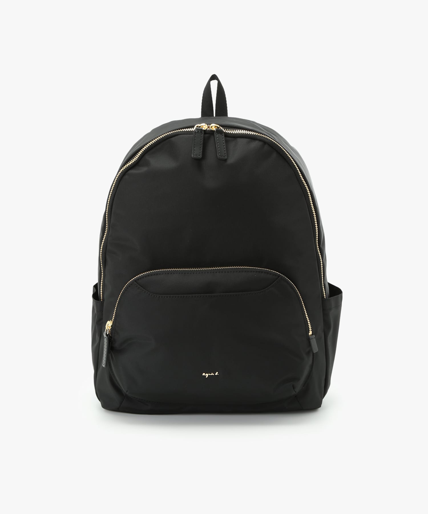 ★アニエスベー☆リュックサック☆デイパック☆ブラック☆美品☆ アニエス・ベー リュック ブラック ナイロン agnes b. - アニエス ベー