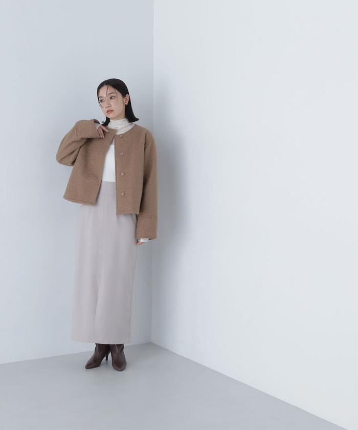 セール】◇カルゼストレッチシリーズ ナロースカート（スカート