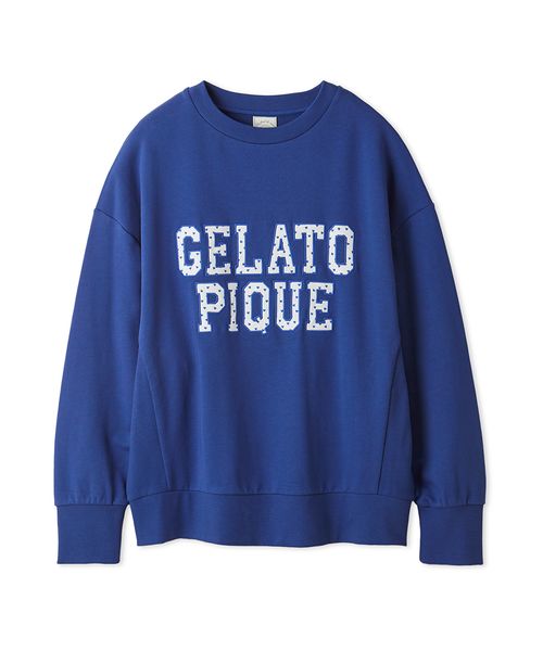 gelato pique ネイビー スウェット【UNISEX】裏毛プルオーバー UNISEX】裏毛プルオーバー(トップス)｜ルームウェア・パジャマ