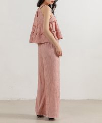 TeddyShop/テディショップ Teddyshop レディース ティアードフリルノースリーブトップス+ストレッチパンツセットアップ 上下2点セット/506419903