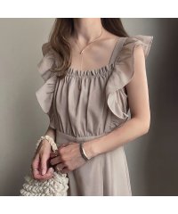 FILLOU/フィルー FILLOU FILLOU ショルダーフリルオールインワン/506420190