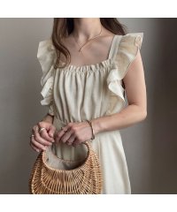 FILLOU/フィルー FILLOU FILLOU ショルダーフリルオールインワン/506420190
