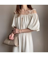 FILLOU/フィルー FILLOU FILLOU オフショルオールインワン/506420191