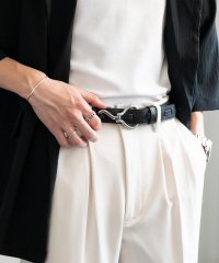 Rocky Monroe/ロッキーモンロー Rocky Monroe フェイクレザーベルト フック メンズ レディース バックル 合皮 PU カジュアル アメカジ シンプル 韓国 モード/506421474