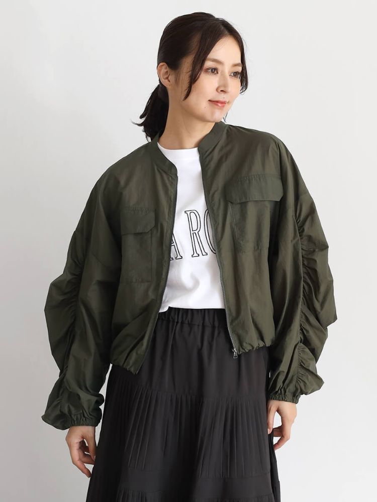セール 49%OFF】クローブ CLOVE ギャザースリーブブルゾン