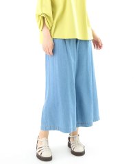 eur3/【大きいサイズ】ライトオンスワイドデニムパンツ/506430576