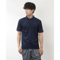 STYLEBLOCK/スタイルブロック STYLEBLOCK DRYメッシュ総柄ポロシャツ(ボーダー)/506389863