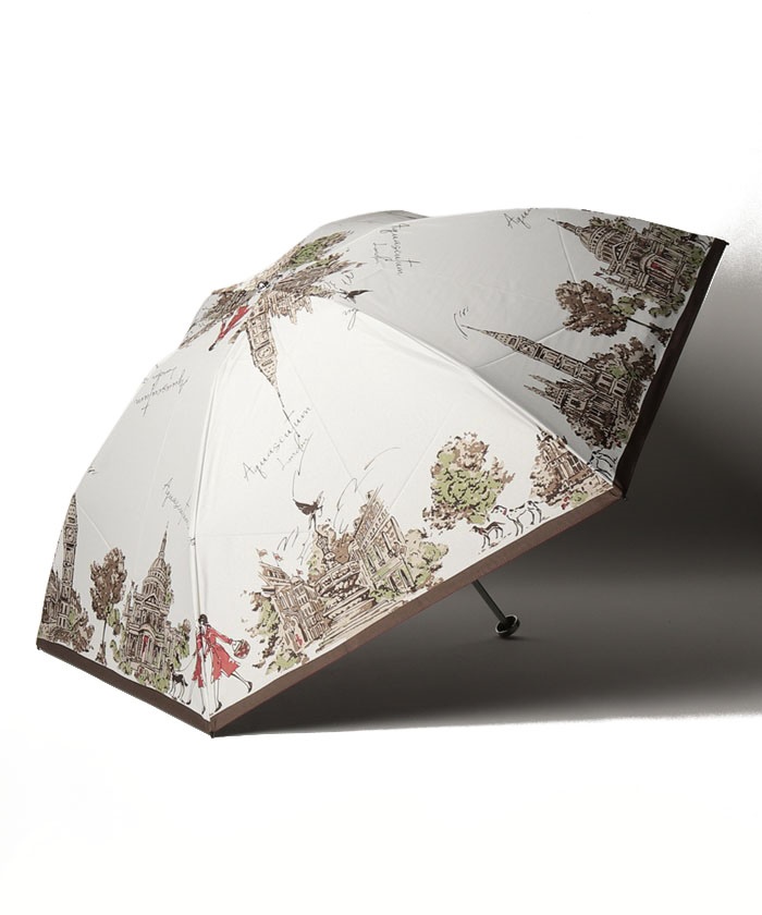 Aquascutum (アクアスキュータム)プリント柄 晴雨兼用傘 Aquascutum (アクアスキュータム)プリント柄 晴雨兼用傘