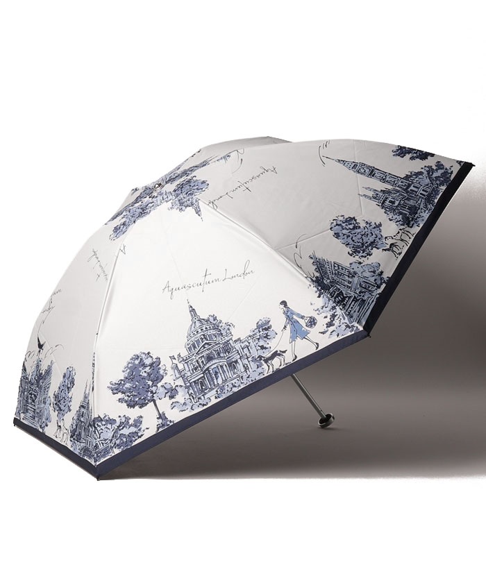 Aquascutum (アクアスキュータム)プリント柄 晴雨兼用傘 Aquascutum (アクアスキュータム)プリント柄 晴雨兼用傘