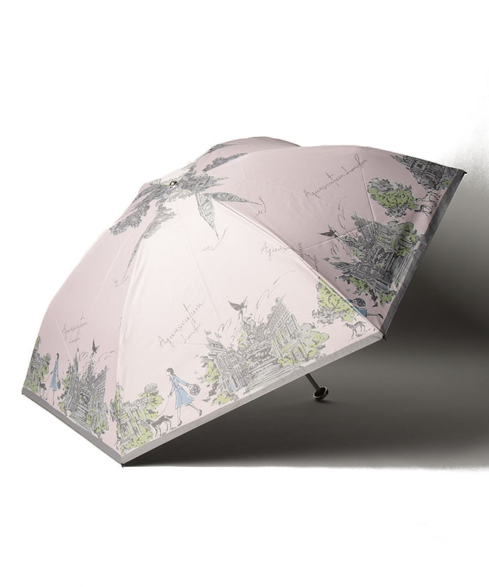 Aquascutum (アクアスキュータム)プリント柄 晴雨兼用傘 Aquascutum (アクアスキュータム)プリント柄 晴雨兼用傘