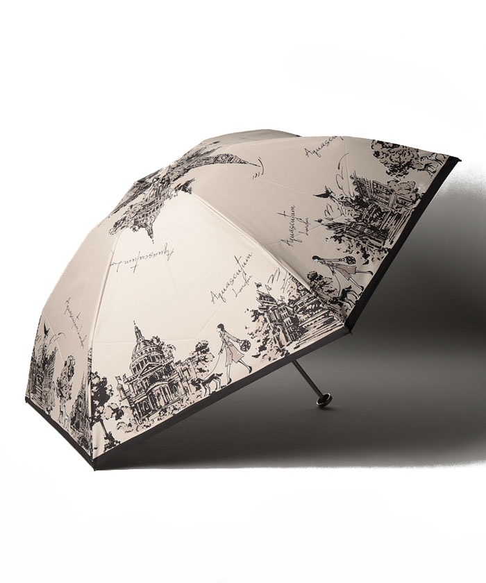 Aquascutum (アクアスキュータム)プリント柄 晴雨兼用傘 Aquascutum (アクアスキュータム)プリント柄 晴雨兼用傘