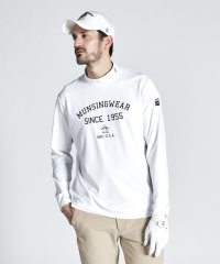 Munsingwear/吸汗速乾 ストレッチ ロゴプリント長袖モックネックシャツ/506413547