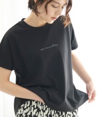 Honeys/ハニーズ Honeys 発泡プリントゆるTシャツ Tシャツ レディース 半袖 大人 おしゃれ ロゴ 接触冷感/506437810