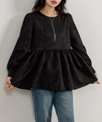 TeddyShop/テディショップ Teddyshop レディース 長袖チャイナ刺繍風ペプラムトップス/506439965