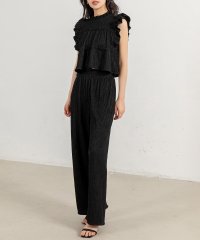 TeddyShop/テディショップ Teddyshop レディース ヨウリュウ風フリルトップス+ワイドパンツセットアップ 上下2点セット/506439968