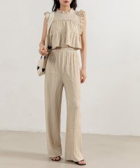 TeddyShop/テディショップ Teddyshop レディース ヨウリュウ風フリルトップス+ワイドパンツセットアップ 上下2点セット/506439968