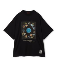 CABaN /CABaN スビンコットン フラワーサークルプリントＴシャツ/506440191