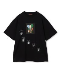 CABaN /CABaN ドライスビンコットン ELEPHANTマーチエンブロイダリーTシャツ/506440192