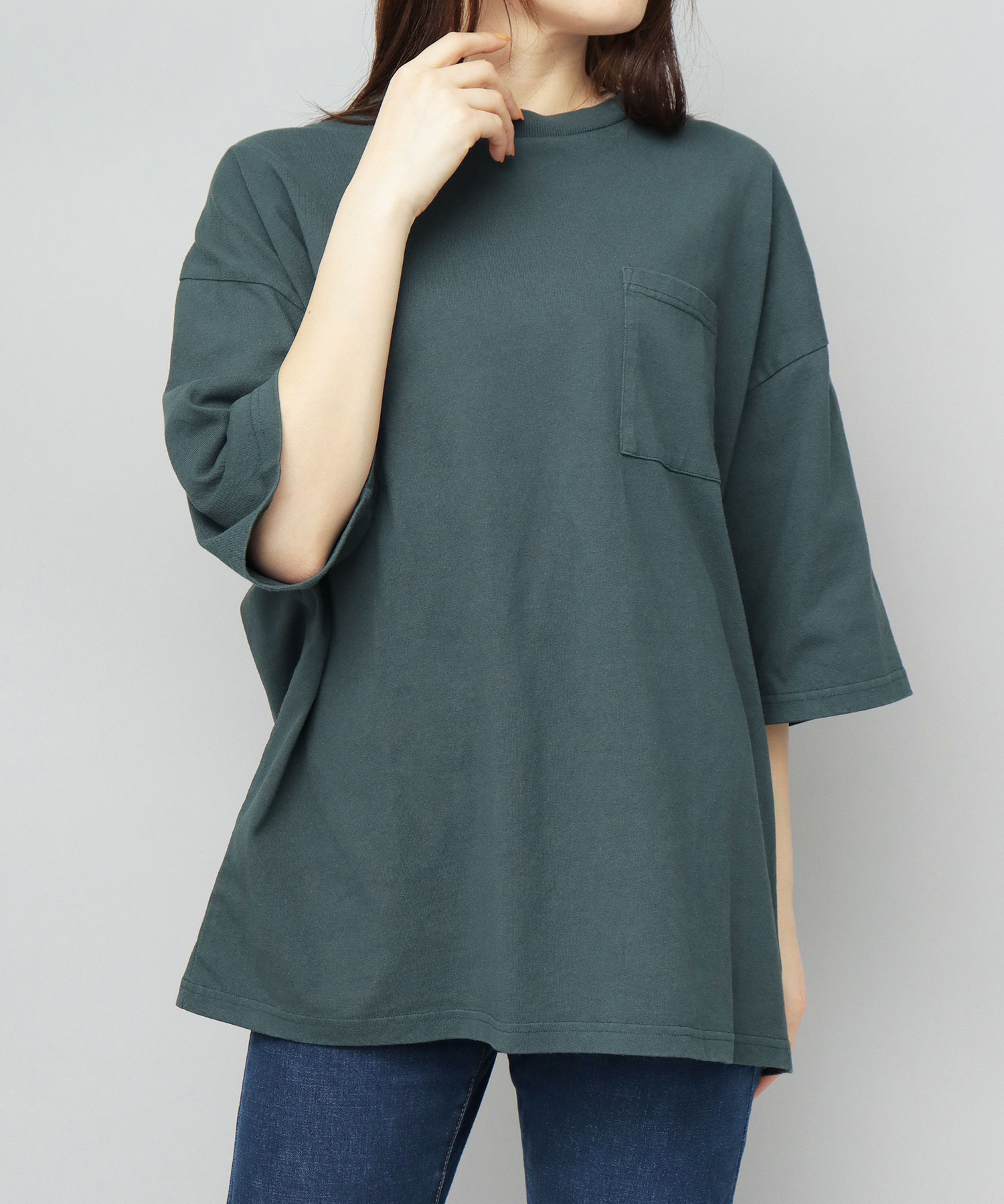 グッドウェア GOODWEAR USAコットン ポケット付き Tシャツ 半袖
