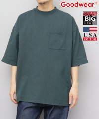 Goodwear/グッドウェア GOODWEAR USAコットン ポケット付き Tシャツ 半袖 スーパービッグシルエット オーバーサイズ/504063950