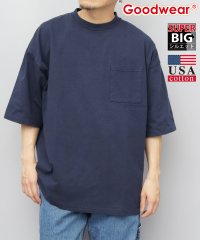 Goodwear/グッドウェア GOODWEAR USAコットン ポケット付き Tシャツ 半袖 スーパービッグシルエット オーバーサイズ/504063950