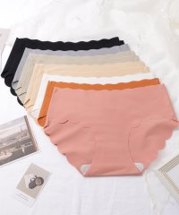 Lace Ladies/レースレディース Lace Ladies 【10枚セット】スカラップ ウエーブ シームレス ショーツ【返品不可商品】/506406233