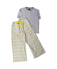 adabat/アダバット adabat ルームウェア 部屋着 パジャマ セットアップ ナイトウェア レディース 半袖 グレー ピンク 0233－84/506444232
