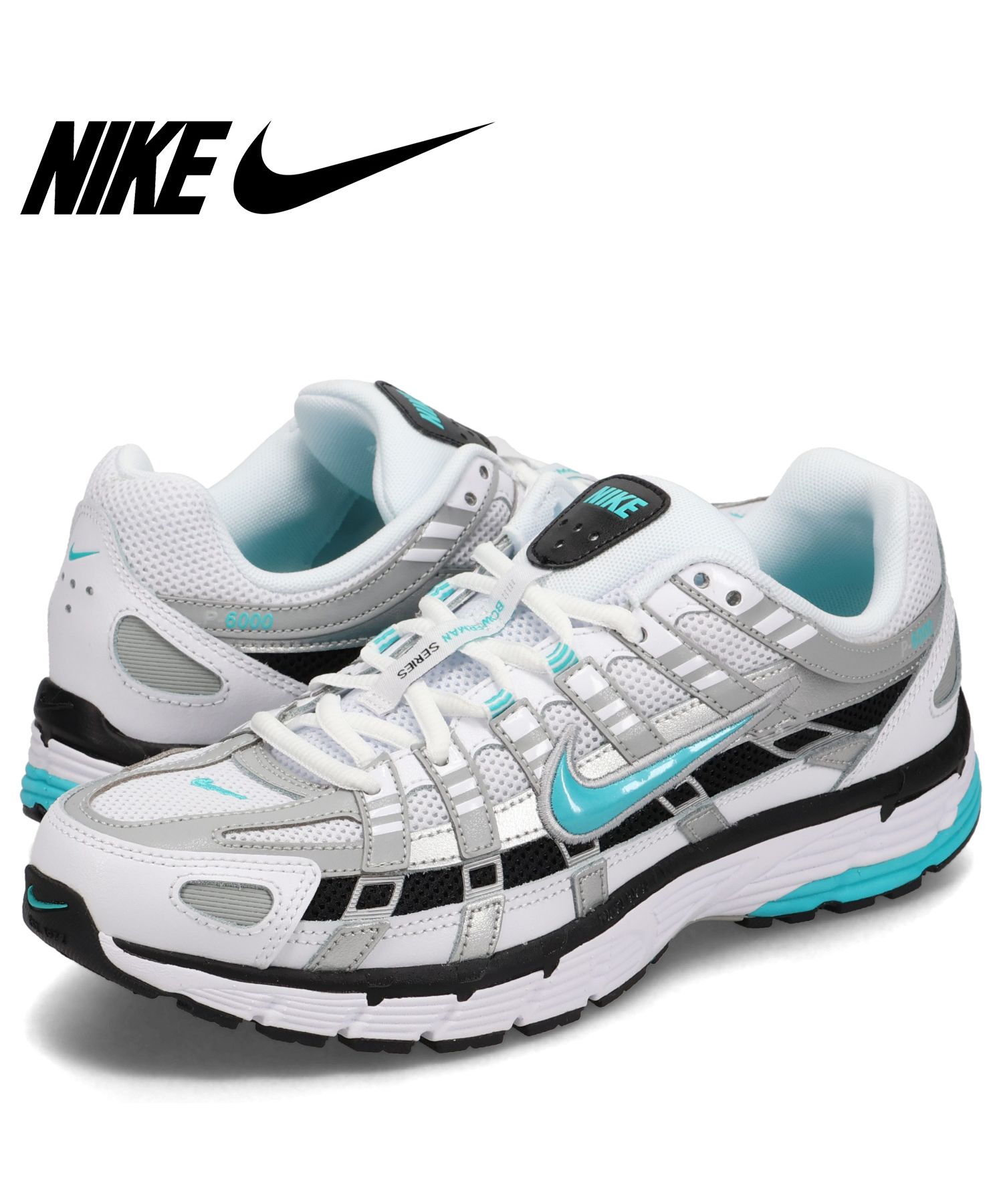 ナイキ NIKE NIKE Pー6000 ナイキ スニーカー メンズ ホワイト